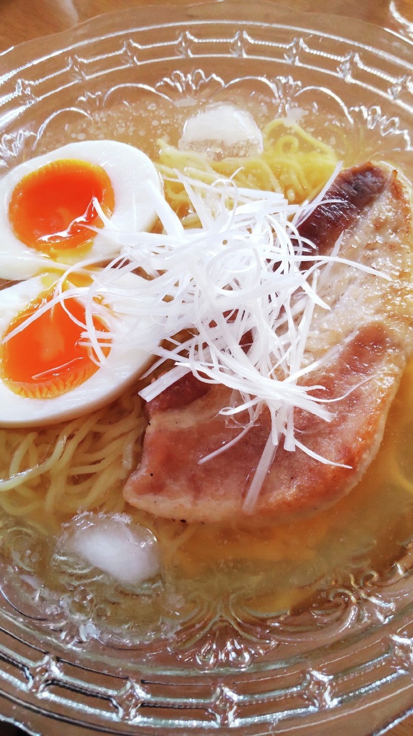 鶏と豚のWの旨味♪冷製しょうゆラーメンの画像