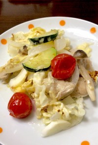 チキンと夏野菜のオーブン焼き