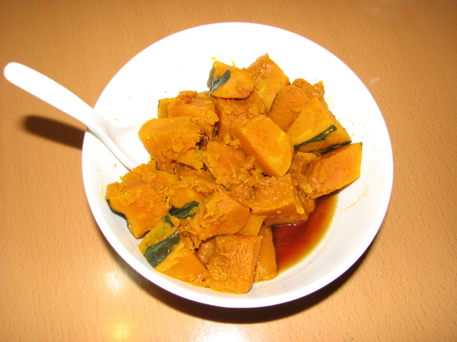 砂糖不使用・圧力鍋で作るかぼちゃの煮物の画像