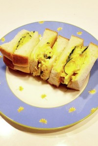 簡単☆味玉ときゅうりのサンドイッチ