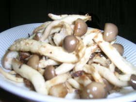 太陽の贈り物!干しきのこのクレソル炒め