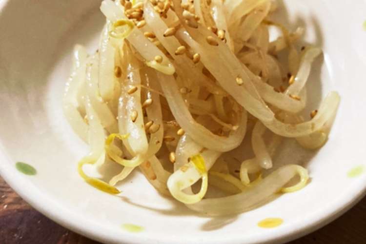 レンジで簡単もやしのナムル レシピ 作り方 By 4人の子供達と クックパッド 簡単おいしいみんなのレシピが359万品