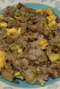 ふんわり卵と挽肉・雑穀米の絶品チャーハン