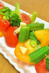夏野菜の塩麹入りカラフルマリネ