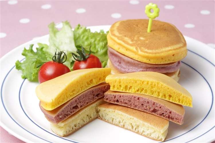 見た目もかわいい カラフルホットケーキ レシピ 作り方 By カゴメ クックパッド 簡単おいしいみんなのレシピが357万品
