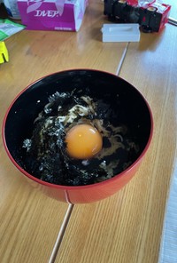 卵かけご飯風混ぜラーメン