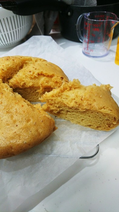 モチフワ蒸しパン(ノンオイルでヘルシー)の写真