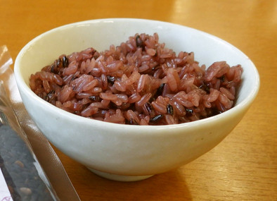 【特産品】紫米ご飯（基本の炊き方）の写真