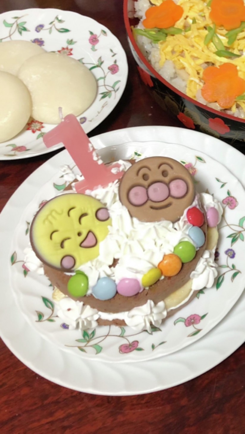 1歳お誕生日ケーキ☆の画像