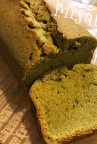 簡単☆緑茶のパウンドケーキ