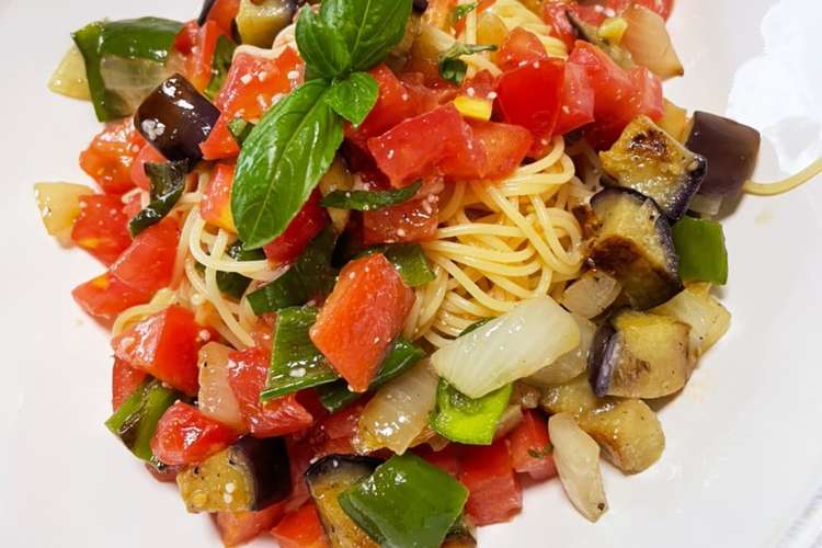 ひんやりおいしい 夏野菜の彩り冷製パスタ レシピ 作り方 By Bkkhitomin クックパッド 簡単おいしいみんなのレシピが373万品