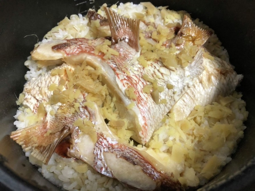 炊飯器de簡単！激安！鯛のアラで鯛飯☆の画像