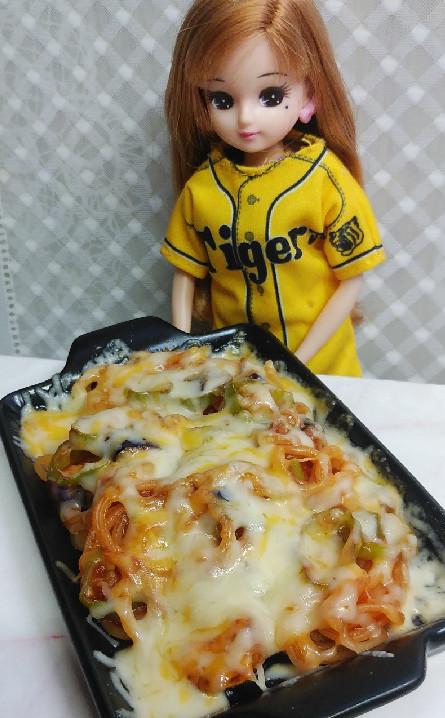 リカちゃん♡スパピザ(野球シリーズ横浜)の画像