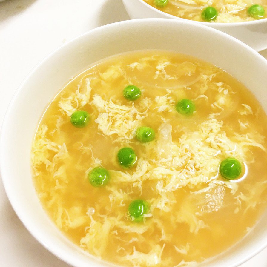 中華風❖ほっこり美味しい☆かきたまスープの画像
