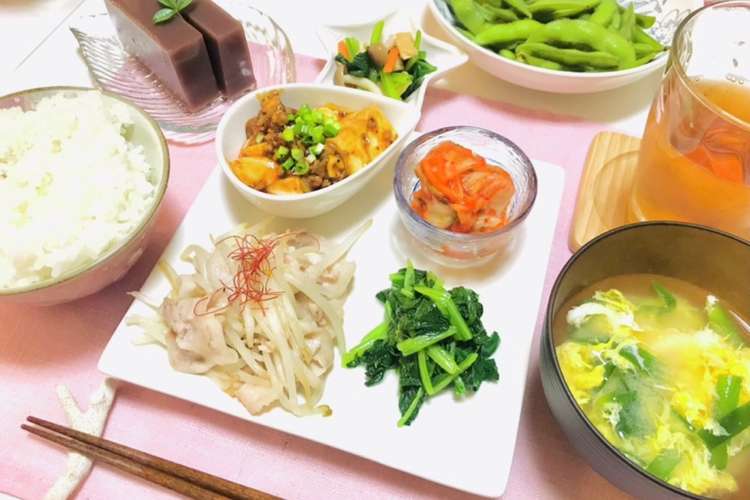 夏のバランス晩ご飯メニュー 食欲進む献立 レシピ 作り方 By 体裁よく クックパッド 簡単おいしいみんなのレシピが360万品