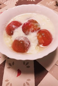 トマトのカルピスヨーグルト