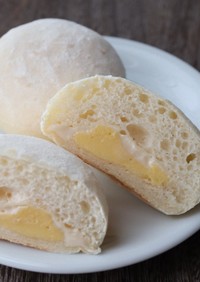 ダブルクリームのふんわり白パン