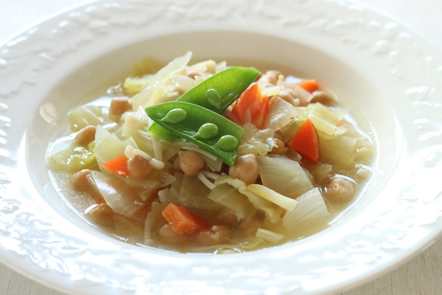 ひよこ豆のスープのレシピ