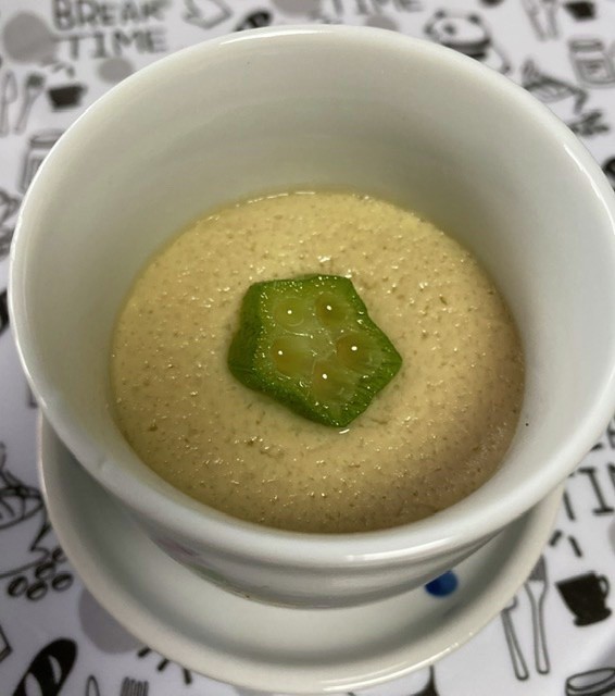 ごぼうスープの茶碗蒸し【介護ごはん】の画像