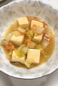 豆腐と野菜の中華うま煮