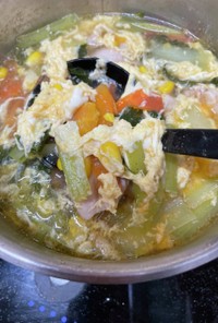 夏野菜　簡単スープ
