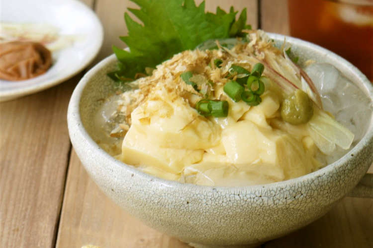 冷やし 卵豆腐の白だし茶漬け アレンジ レシピ 作り方 By 梅ミッキー クックパッド 簡単おいしいみんなのレシピが360万品