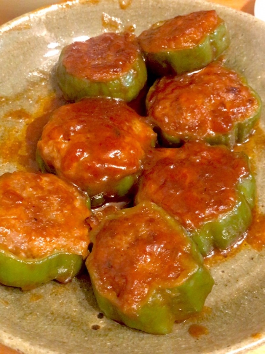 七面鳥の肉詰めピーマンのレシピ