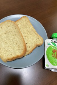 コストコのアップルソースでりんご食パン☆