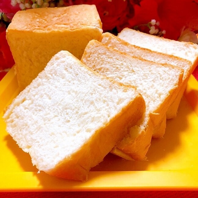 ふわもち塩麹食パン（一次発酵HB使用）の画像