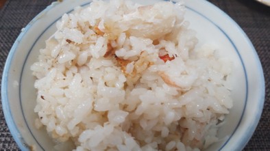 簡単美味・土鍋で炊く蟹飯の写真