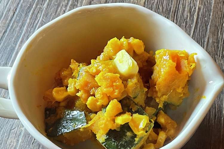 かぼちゃとコーンのコンソメ煮 レシピ 作り方 By 糖質off 聖紫花 クックパッド 簡単おいしいみんなのレシピが360万品