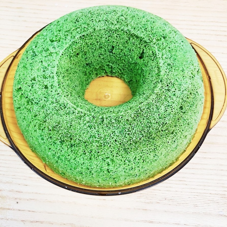 小松菜のケーキの画像