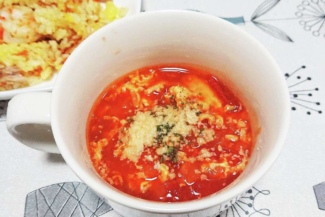 ふわふわたまごのトマトスープ レシピ 作り方 By ぴたごらすいっちー クックパッド 簡単おいしいみんなのレシピが378万品