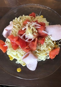 冷製パスタ風　トマトの和え麺