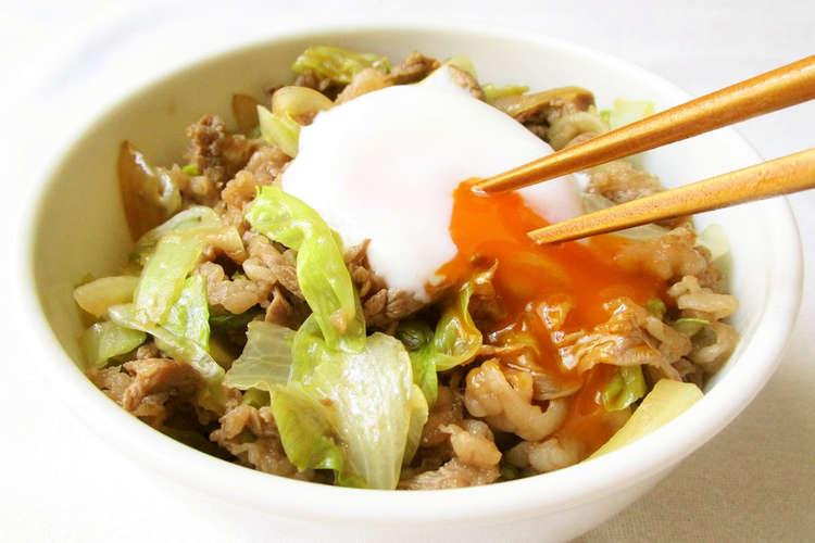 ポン酢で牛レタス丼 レシピ 作り方 By ポン酢職人nao クックパッド 簡単おいしいみんなのレシピが371万品