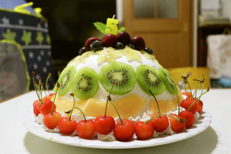 真夏のドームケーキ レシピ 作り方 By Tyaco クックパッド 簡単おいしいみんなのレシピが376万品