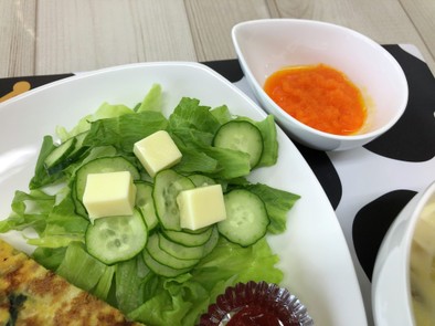 野菜サラダ　～手作りドレッシング～の写真