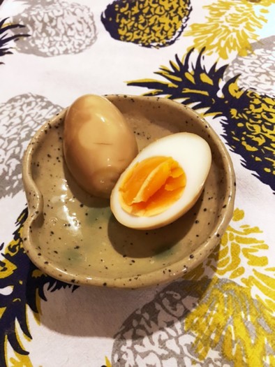 酢じょうゆ卵（栗原はるみさんレシピ半量）の写真