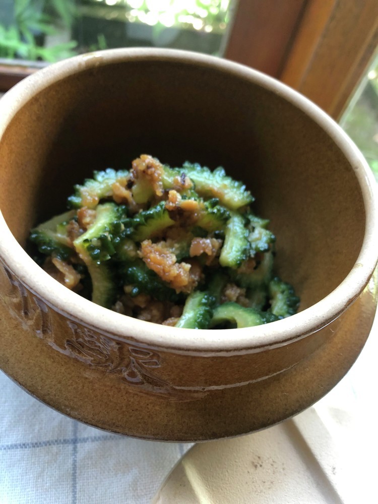 徳之島郷土料理　ゴーヤのお茶漬け味噌の画像