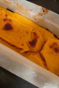 バナナとかぼちゃのお豆腐ケーキ