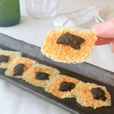 【家つま】海苔チーズせんべいの写真