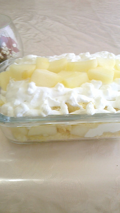 りんごヨーグルトのスコップケーキのレシピの写真