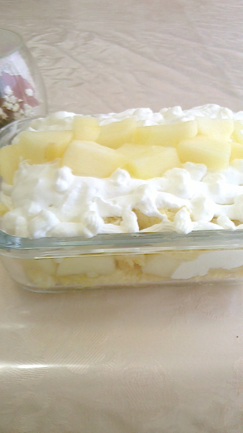 りんごヨーグルトのスコップケーキのレシピの画像