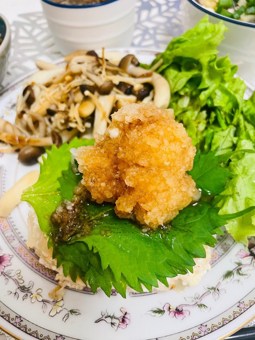 簡単20分◎豆腐と鶏のふわふわハンバーグの画像