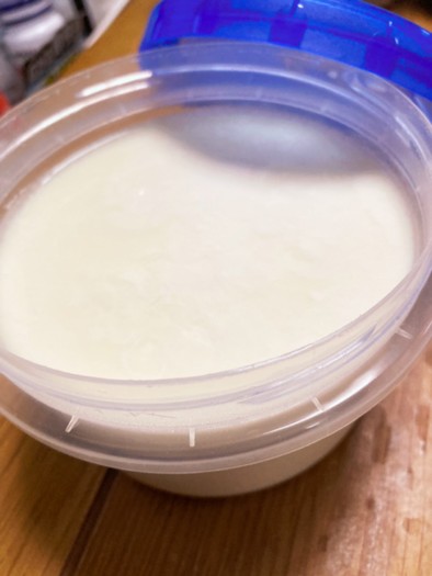 手作り豆乳ヨーグルトの写真