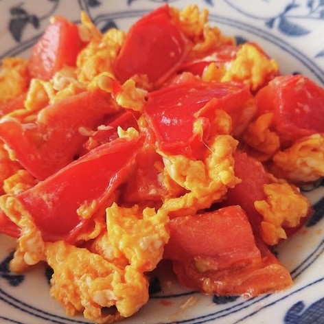 シンプル☆簡単☆トマトと卵の炒め物