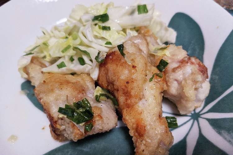 旨塩鶏の揚げ焼き 今日のおかずは鶏肉で レシピ 作り方 By とまき クックパッド 簡単おいしいみんなのレシピが360万品