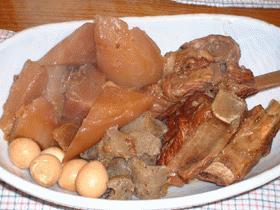 +スペアリブと大根の煮物+