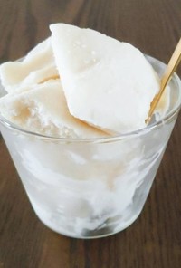 【材料3つ】豆腐ココナッツシャーベット