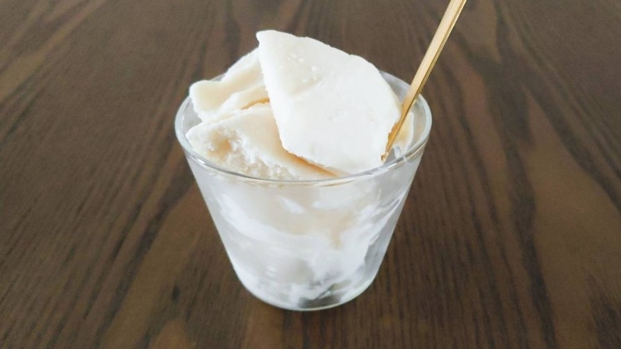 【材料3つ】豆腐ココナッツシャーベットの画像